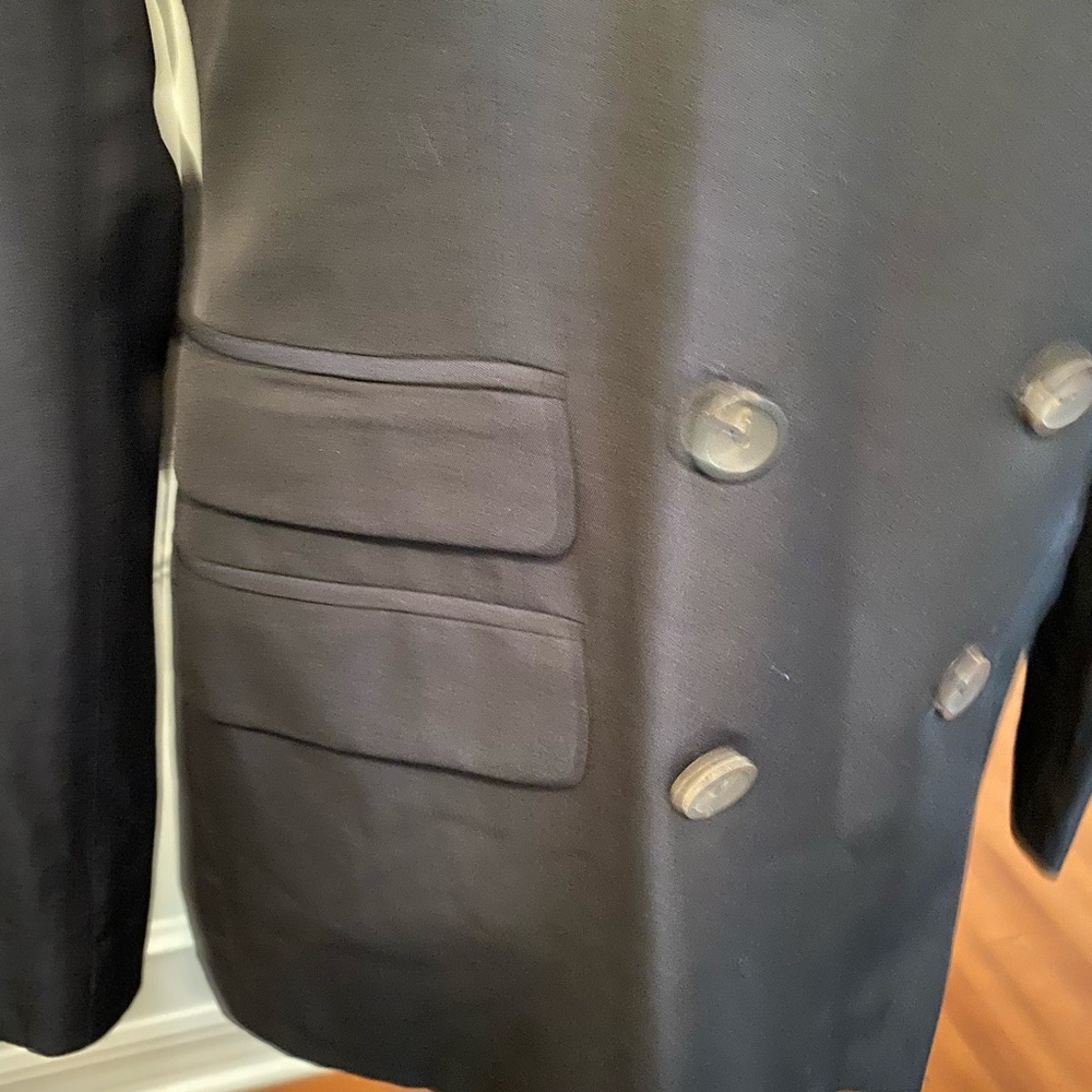Vintage Gucci light summer navy jacket.EUC. - Picture 5 of 7